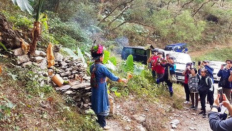 進入老七佳祈福儀式