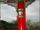 Palace lamp on the pillar