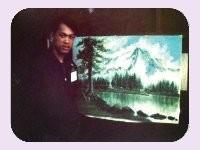 Mr. Chen's Oil-painting while in military service. Marvelous, isn't it !

