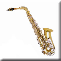 Saxophone extrudes roya elegance from its delicate lines.