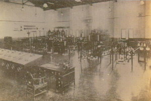Central transmitter room in  Nanjing, which was the first transmitter room in Chinese history. 
