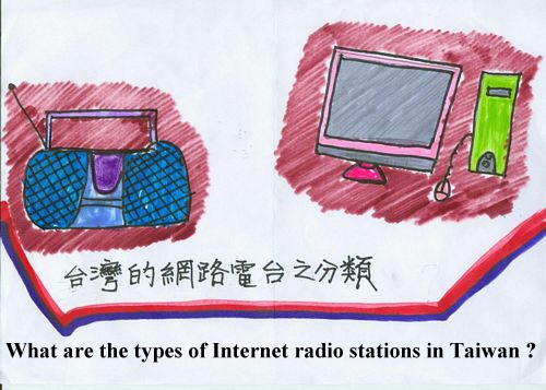 What are the types of Internet radio stations in Taiwan ? 