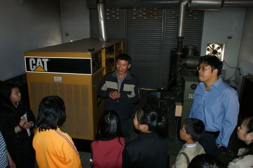 Diesel power generator (the new one and old one are used as backups to each other)