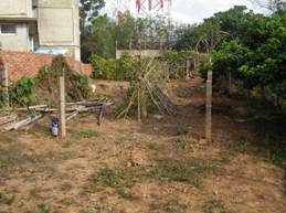 The BCC land property outside Wun De walls