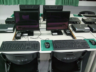 The equipment of our computer classroom