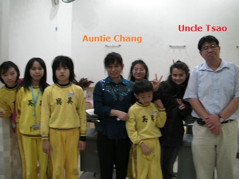 Picture with Auntie Chang and Uncle Tsao